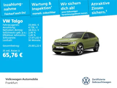 Gebraucht VW Taigo Style 116 PS (85 kW) 2024 Grün SUV