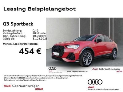 Gebraucht Audi Q3 S-Line 150 PS (110 kW) 2024 Progressivrot metallic SUV