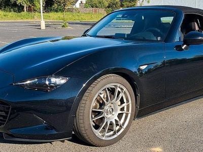 Second-hand Mazda MX5 Sports-Line 184 CP (135 kW) 2019 Negru Cabrio