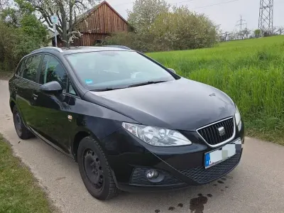 Używany Seat Ibiza Ecomotive 105 KM (77 kW) 2011 Czarny Sedan/Limuzyna