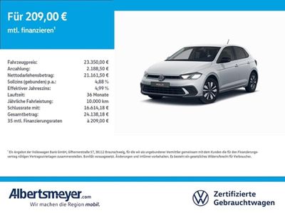 Gebraucht VW Polo Goal 95 PS (69 kW) 2025 Silber Kleinwagen