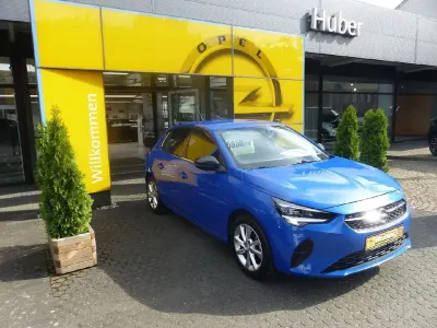 Gebraucht Opel Corsa Elegance 101 PS (74 kW) 2023 Perl blau/voltaik blau Kleinwagen