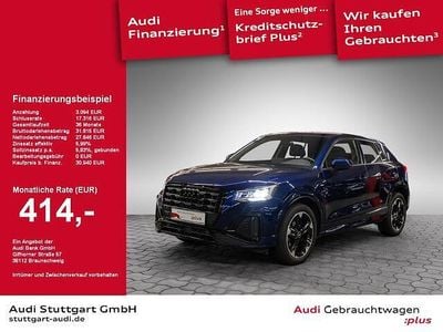 Gebraucht Audi Q2 S-Line 150 PS (110 kW) 2022 Navarrablau metallic SUV