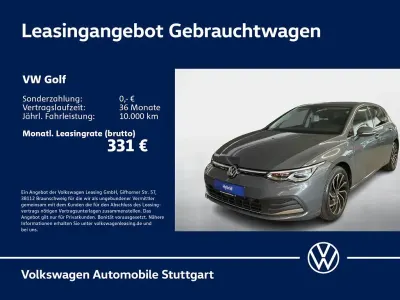 Gebraucht VW Golf VIII Style 204 PS (150 kW) 2022 Delfingrau metallic Limousine