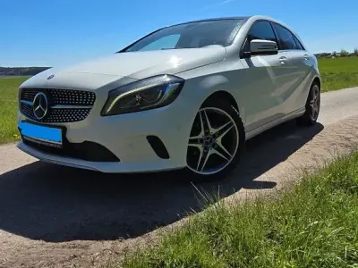 Brugt Mercedes A180 AMG line 109 HK (80 kW) 2016 Hvid Sedan