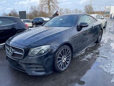 Schwarz Gebraucht 2019 Mercedes E220 AMG line Coupé | 25.499 € (Guter Preis)