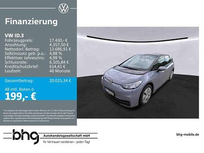 Grau Gebraucht 2021 VW ID.3 Pure Kleinwagen | 17.430 € (Fairer Preis)