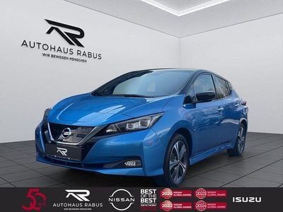 Gebraucht Nissan Leaf Tekna 160 kW (218 PS) 2021 Blue metallic/dach black metallic (metallic) Kleinwagen