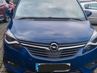 gebraucht Opel Zafira Tourer Automatik Diesel 7 Sitze blau 2018