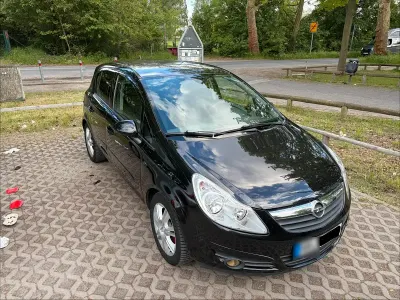 Gebraucht Opel Corsa 80 PS (58 kW) 2007 Schwarz Kleinwagen