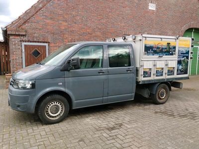 gebraucht VW T5 Doka mit WT Metall Hundebox