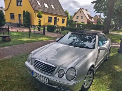 Gebraucht Mercedes CLK200 Elegance 163 PS (119 kW) 2002 Silber Cabrio