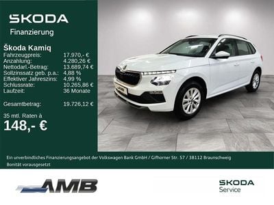 Gebraucht Skoda Kamiq Selection 95 PS (69 kW) 2025 Moonweiss metallic SUV