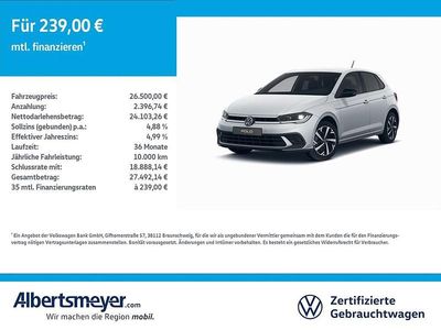 Gebraucht VW Polo Goal 116 PS (85 kW) 2025 Silber Kleinwagen