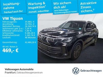 Gebraucht VW Tiguan Goal 150 PS (110 kW) 2025 Schwarz SUV