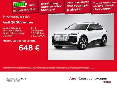 Gletscherweiß metallic Gebraucht 2025 Audi Q6 e-tron Ambiente SUV | 66.220 € (Fairer Preis)