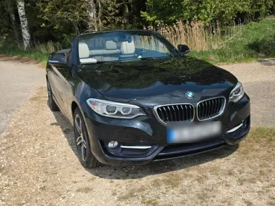 Gebraucht BMW 220 Sport Line 184 PS (135 kW) 2015 Schwarz Cabrio