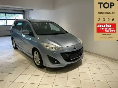 Gebraucht Mazda 5 116 PS (85 kW) 2011 Blau Van / Kleinbus