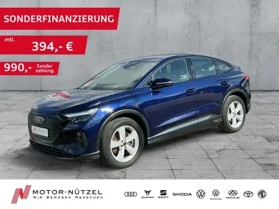 Używany Audi Q4 Sportback e-tron Advanced 219 kW (299 KM) 2022 Niebieski SUV