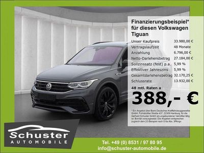 Grau Gebraucht 2021 VW Tiguan R-line SUV | 33.980 € (Fairer Preis)