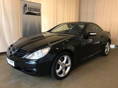 Obsidianschwarz metalliclack Gebraucht 2006 Mercedes SLK200 Cabrio | 9.000 € (Fairer Preis)