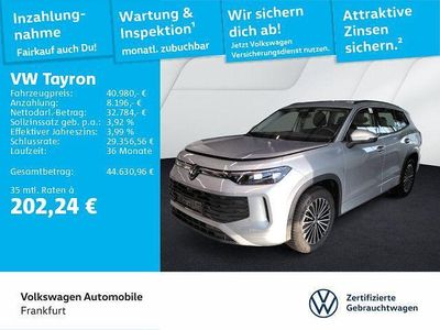 Gebraucht VW Tayron Life 193 PS (141 kW) 2025 Silber SUV