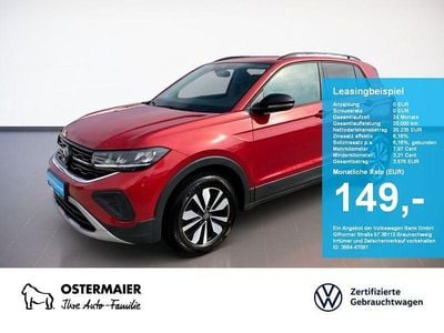 Gebraucht VW T-Cross Goal 116 PS (85 kW) 2024 Kings red metallic SUV