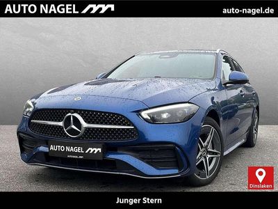 Usata Mercedes C300e Advanced Plus 313 CV (230 kW) 2024 Blu Station wagon