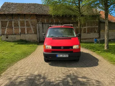 Gebraucht VW T4 88 PS (64 kW) 2002 Rot Van