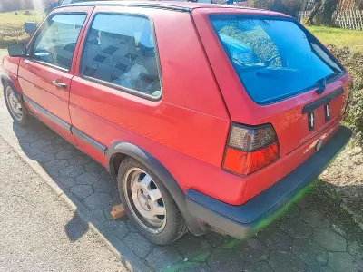 Brugt VW Golf 40 HK (29 kW) 1991 Rød Coupe