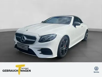Used Mercedes E300 AMG line 245 HP (180 kW) 2018 White Cabriolet