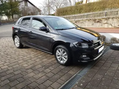 Gebraucht VW Polo Highline 110 PS (80 kW) 2021 Schwarz Kleinwagen