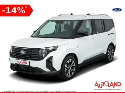 Neu Ford Tourneo Courier Titanium 125 PS (91 kW) 2026 Weiß Van / Kleinbus