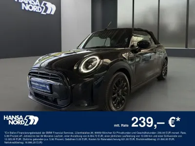 Gebraucht Mini Cooper Cabriolet Classic 136 PS (100 kW) 2023 Schwarz / midnight black (metallic) Cabrio
