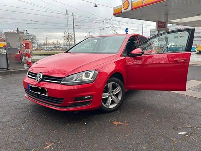 Gebraucht VW Golf VII Comfortline 105 PS (77 kW) 2013 Rot Kleinwagen