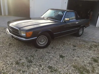 Gebraucht Mercedes SL380 218 PS (160 kW) 1985 Schwarz Cabrio