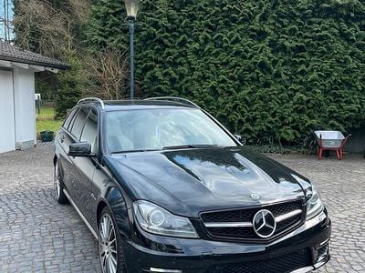 Second-hand Mercedes C63 AMG AMG 487 CP (358 kW) 2012 Negru Break