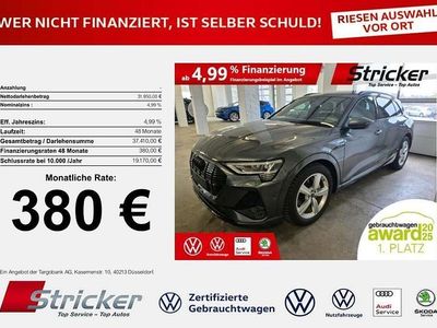 Begagnad Audi e-tron S-Line 300 kW (408 HK) 2022 Grå SUV