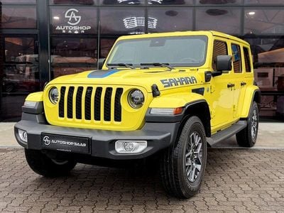 Gebraucht Jeep Wrangler Unlimited Sahara 381 PS (280 kW) 2022 Gelb SUV
