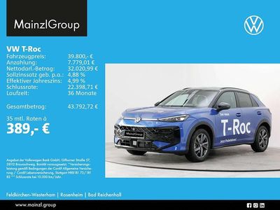 Gebraucht VW T-Roc R-line 150 PS (110 kW) 2025 Blau SUV