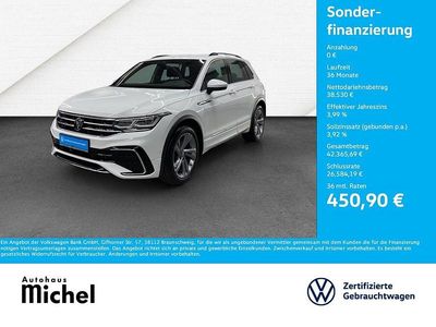 Weiß Gebraucht 2023 VW Tiguan R-line SUV | 38.530 € (Fairer Preis)