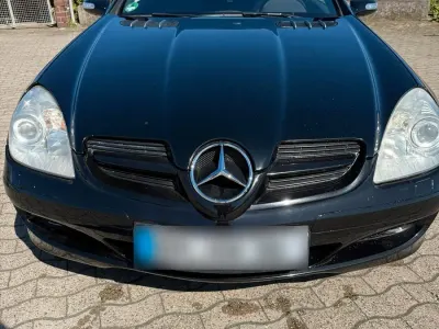 Brugt Mercedes SLK350 272 HK (200 kW) 2005 Sort Cabriolet