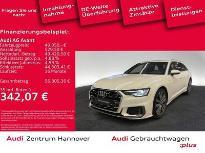 Amalfiweiss uni Gebraucht 2024 Audi A6 S-Line Kombi | 49.950 € (Guter Preis)