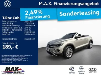 Gebraucht VW T-Roc Cabriolet Style 150 PS (110 kW) 2025 Silber Cabrio