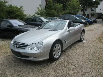 Gebraucht Mercedes SL500 306 PS (225 kW) 2002 Silber Cabrio