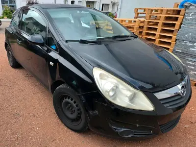 Gebraucht Opel Corsa 60 PS (44 kW) 2009 Schwarz Kleinwagen