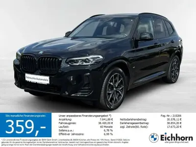 Gebraucht BMW X3 M Sport 292 PS (214 kW) 2022 Black sapphire metallic SUV
