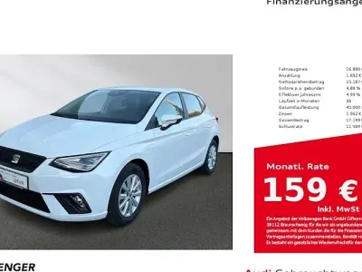 Gebraucht Seat Ibiza Style 110 PS (80 kW) 2023 Weiss Kleinwagen