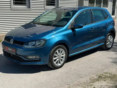 Gebraucht VW Polo LOUNGE 90 PS (66 kW) 2015 Blau Kleinwagen