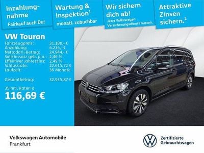 Gebraucht VW Touran Goal 150 PS (110 kW) 2025 Schwarz Van / Kleinbus
